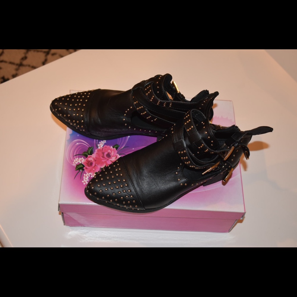 NastyGal studded booties